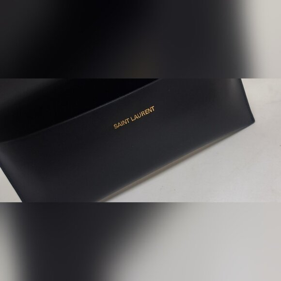 Saint Laurent Womens Sunglasses Transparent Lt Brown Square SL 457 004 53-20-145 - Picture 5 of 14